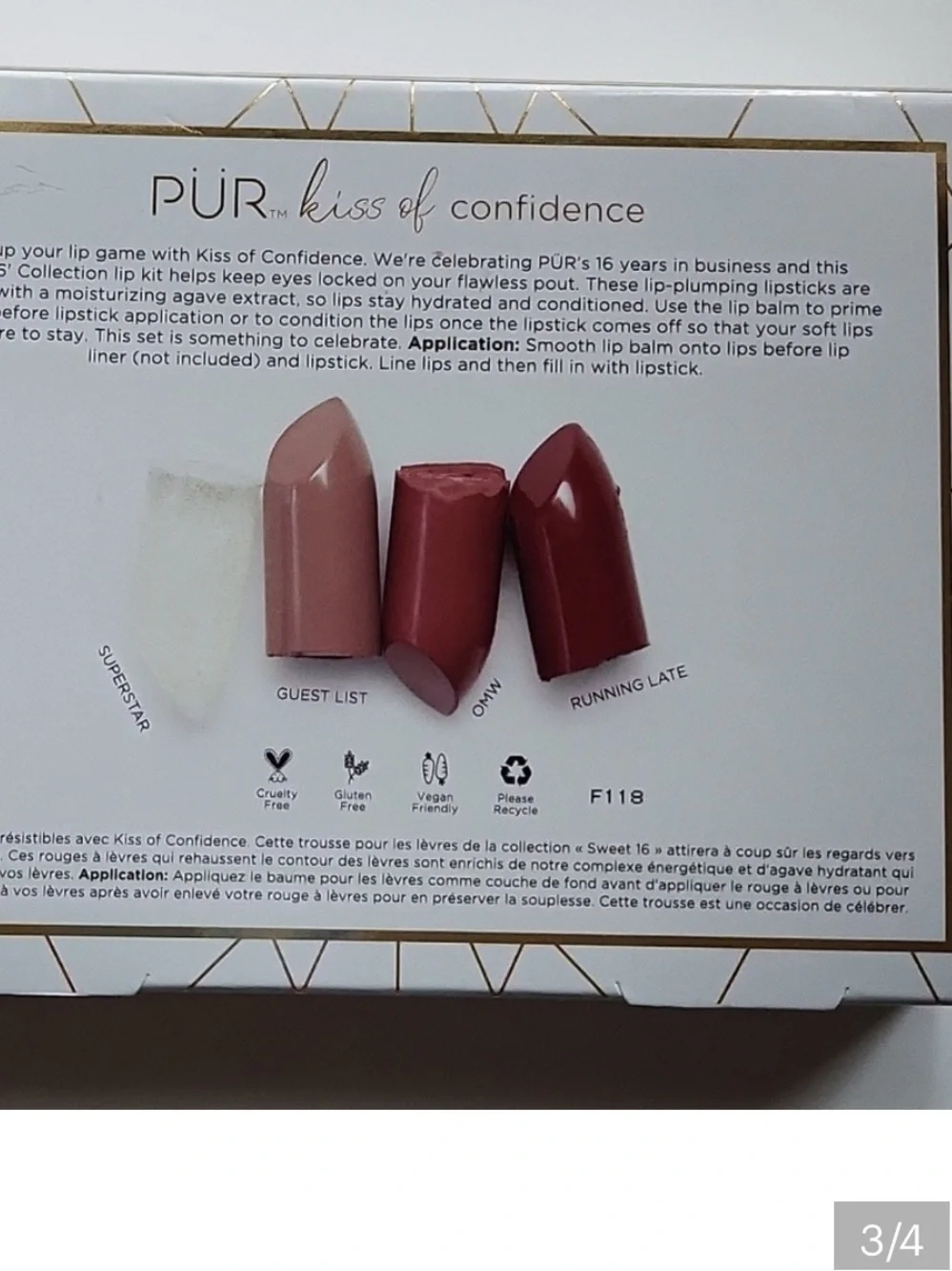 PÜR Lipstick Trio — (200)
